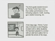 Timmy's permanent record.