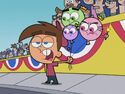 Timmy is forced to save Vicky because of Wanda.