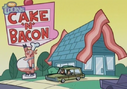 The Cake 'N' Bacon's original design and first appearance from Vicky Loses Her Icky