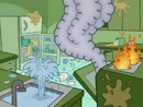 The kitchen after Timmy trashed it in "Homewrecker".