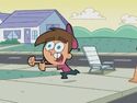 Timmy runs from the gold star Crocker offers him.