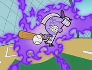 Chester hits a home run.