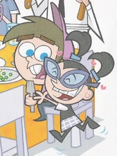 Tootie embracing Timmy on Thanksgiving