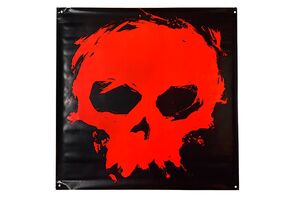 Red Skull Banner