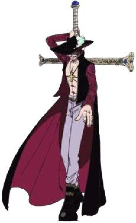 One Piece Weapon Dracule Mihawk Black Knife Night Uncut Cosplay