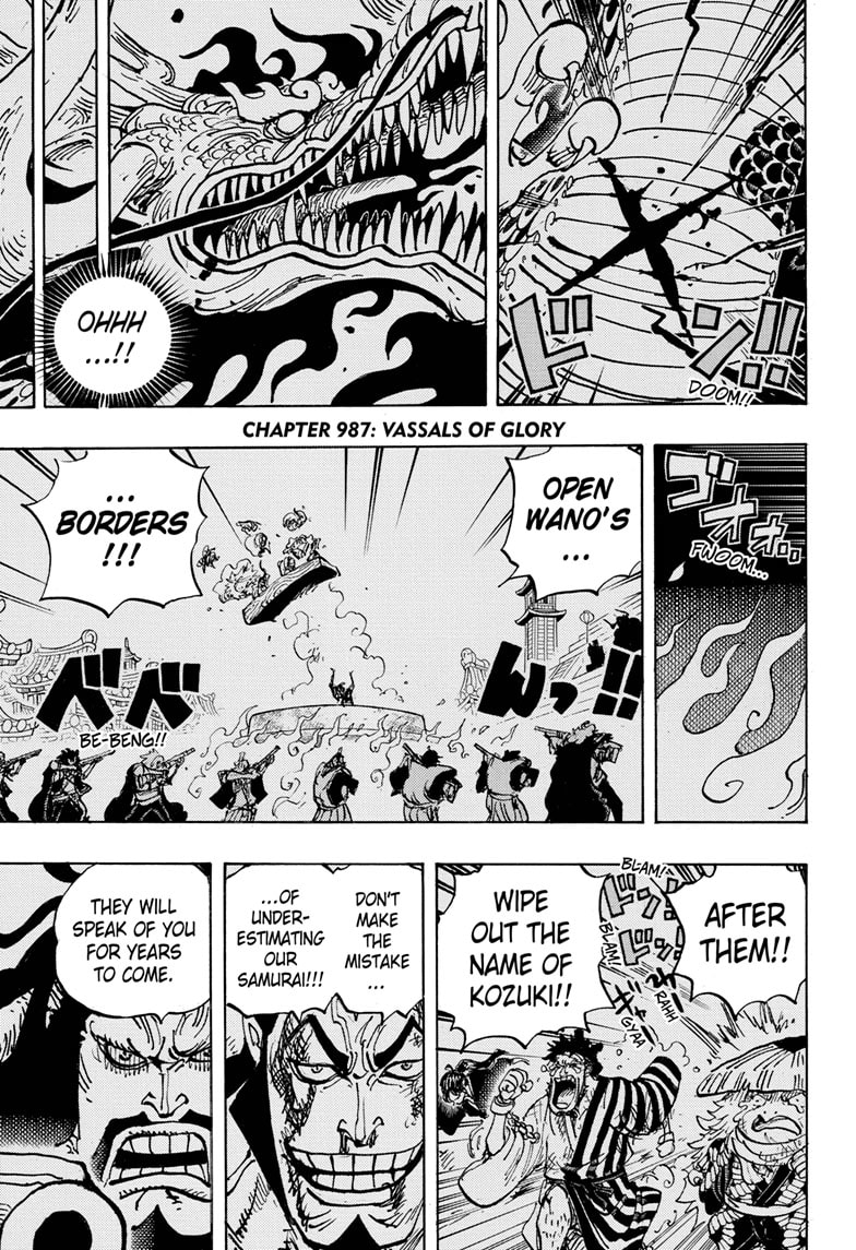 One Piece Chapter 987 Fairy Tail And One Piece Universe Database Wiki Fandom