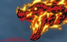 Rugido del Dragon Demonio de Fuego