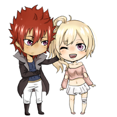 Commission dante and mika chibi couple by hiroshikamiya-d8hxh2m