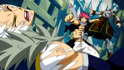 Natsu vs Sting et Rogue