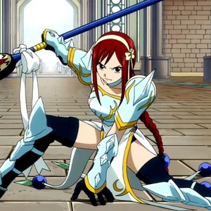 Erza Scarlett Aptitudes Et Competences Fairy Tail Wiki Fandom Photographs and names of all of erza's armors and outfits she has used her equip magic to put on. fairy tail wiki fandom