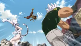 Lisana et Elfman attaque Ajil en même temps