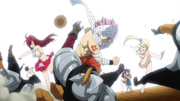 Team Natsu attaque l'armée Arbaless