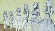 Mirajane, Erza, Kanna, Jubia, Reby et Biska transformées en pierre