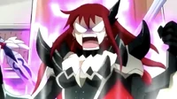 Erza utilise l'Armure du Purgatoire