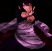 Zeleph tue Hadès avec le sort Pilier de la Mort.