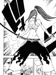 Erza avec l'Armure Hakama