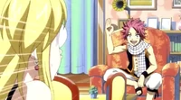 Natsu s'incruste chez Lucy