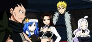 Team Fairy Tail B dans les tribunes