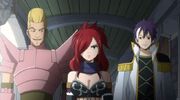 Erza, Hughes et Sugar Boy