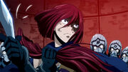 Erza Knightwalker se coupe les cheveux