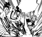 Natsu contre le mage de succubus eye