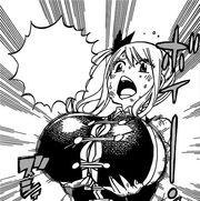 Brandish s'amuse avec la poitrine de Lucy