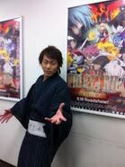 Hiro Mashima lors de son exposition de Fairy Tail