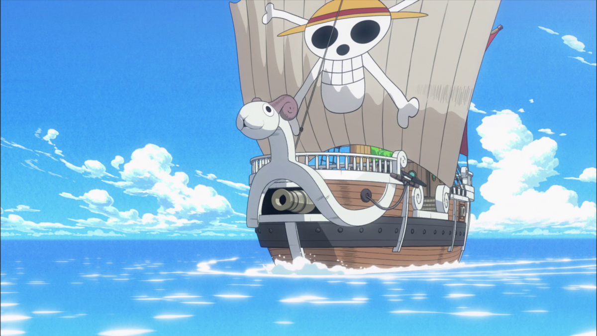Going Merry ship from One Piece anime, side view, Taken at …