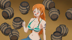 Nami drinking