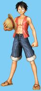 Luffy in Fairy One Piece Tail: Wizard Pirate Warriors (pre-time skip).