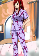 Erza in her night/sleep outfit.