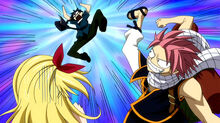 Natsu beats Gray