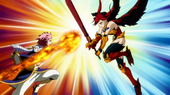 Natsu attackiert erza