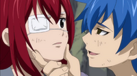 Jellal threatens Erza