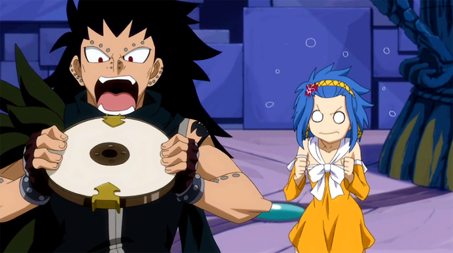 fairy tail gajeel and levy moments