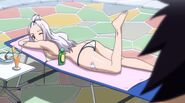 Mira relaxing in OVA 1