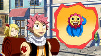 Sagittarius in Natsu's imagination