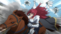 Erza charges at Avatar