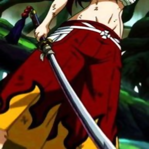 Fairy Tail Sword Erza Scarlet Anime Demon Blade Crimson Sakura Samurai Katana 