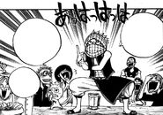 Macao watches Natsu's ninja act