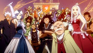 All the members of Fairy Tail in the 1st OVA Opening