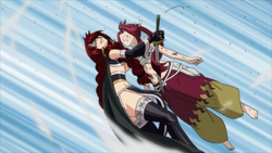 Erza continúa peleando