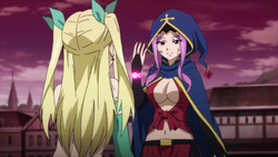 Meredy auxilia a Lucy