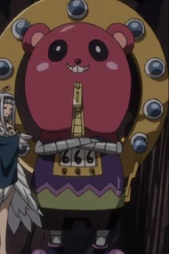 Klodoa disfarçado de Jackpot.