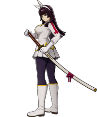Kagura's appearance in Fairy Tail (Video Game)