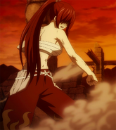 Erza battles Neo Minerva