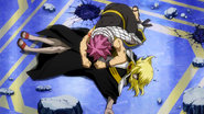 Natsu grieves over Future Lucy's death