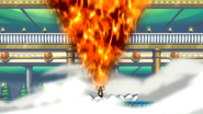 Natsu screams out fire