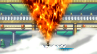 Natsu screams out fire