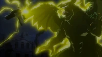 Laxus attacks Zirconis